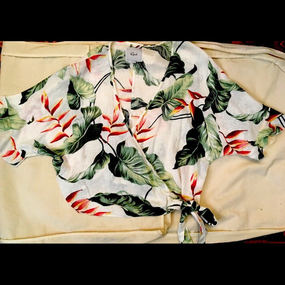 Athena Ivory Bird of Paradise top by Rails